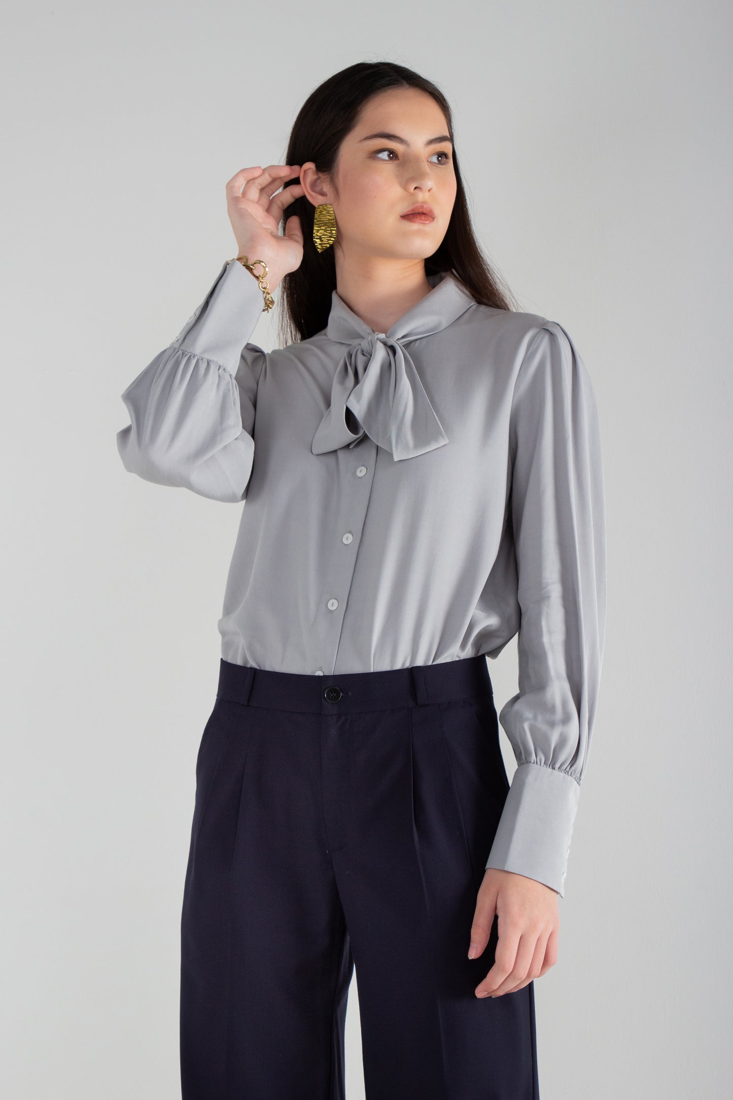 Fierce Femme Bow Blouse