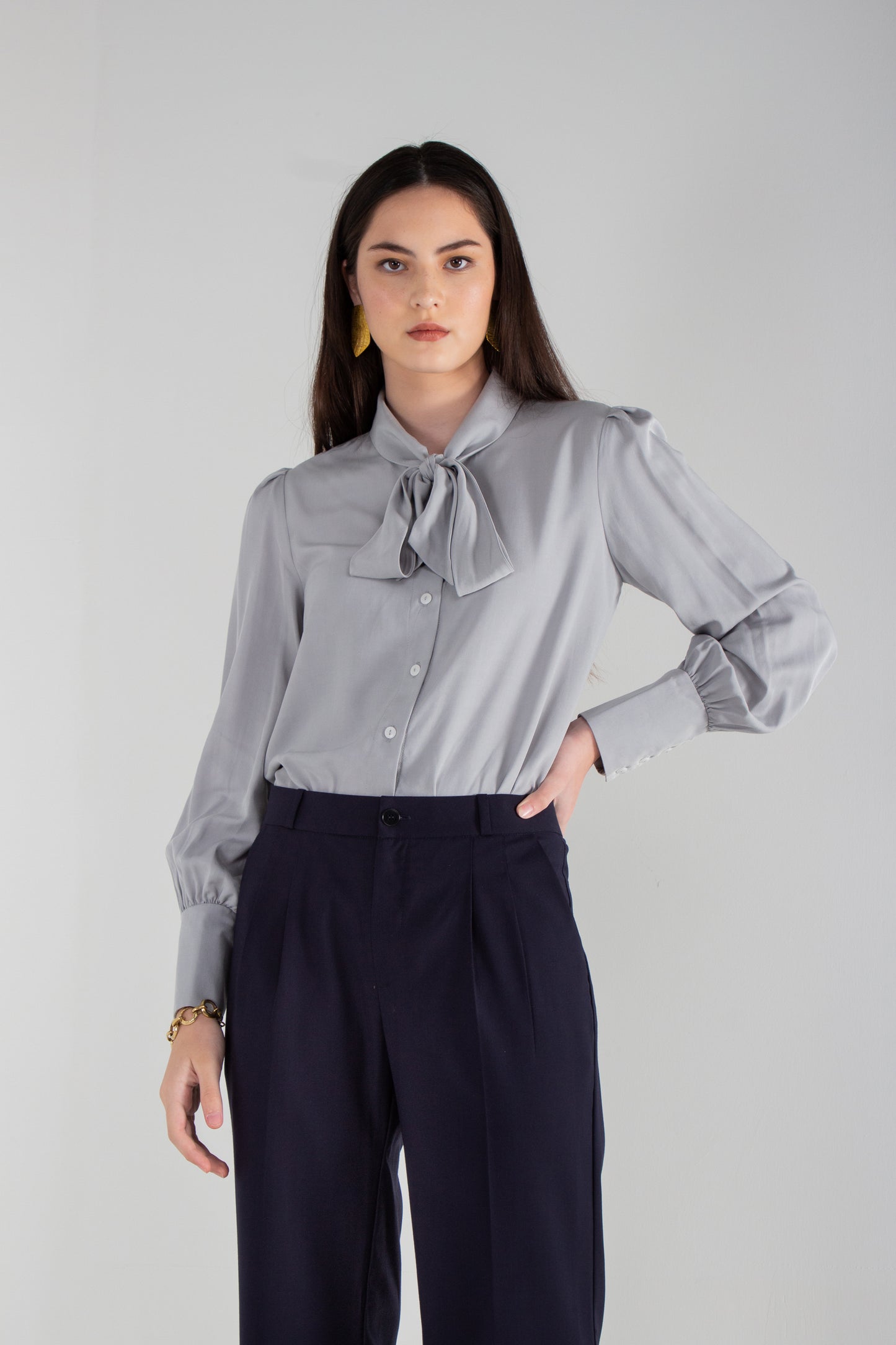 Fierce Femme Bow Blouse